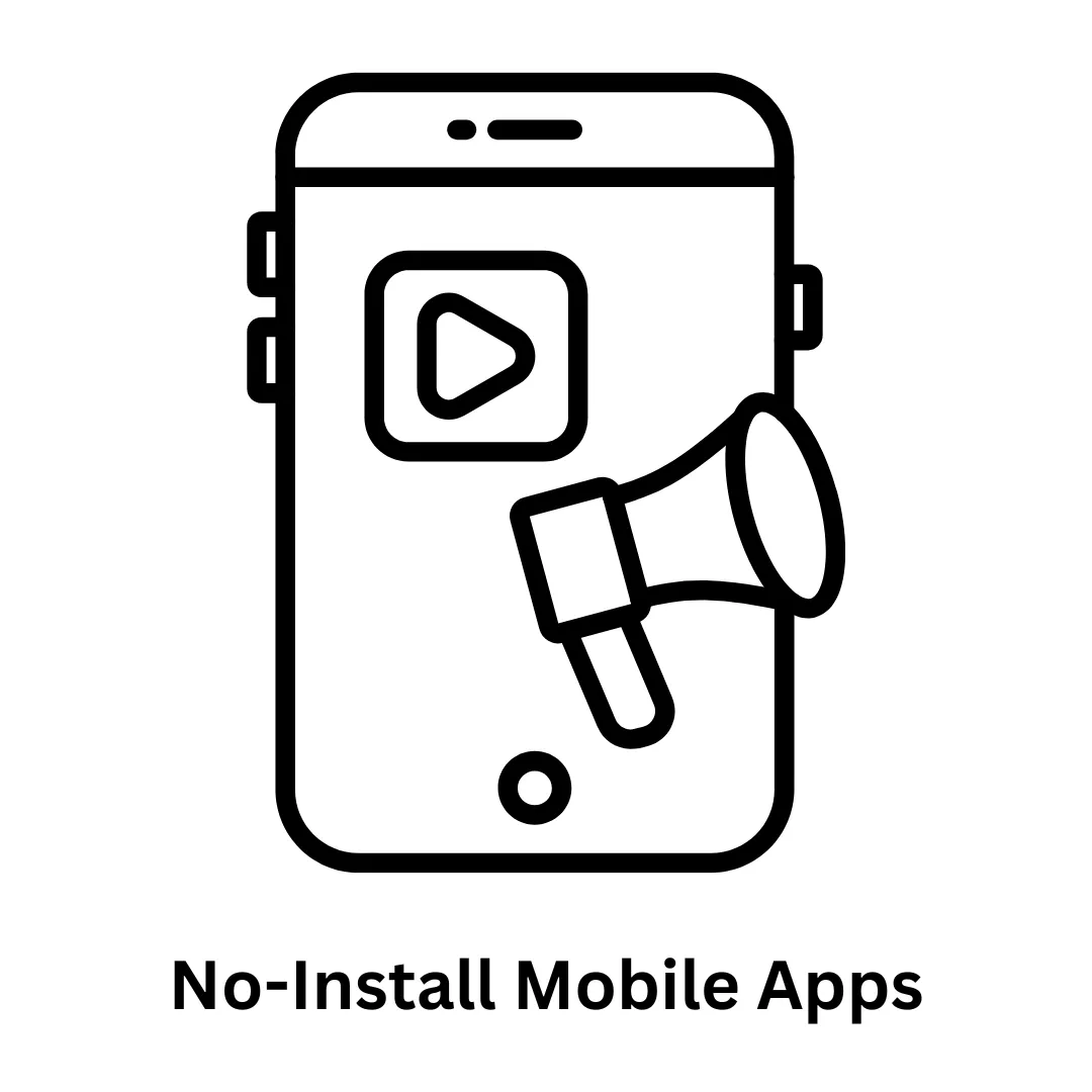 Custom Software & No-Install Mobile Apps Development